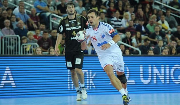 Arena Zagreb, Zagreb – EHF Liga prvaka, skupina A, 1. kolo, RK PPD Zagreb – THW Kiel 27-25. Domagoj Duvnjak, Zlatko Horvat. Photo: Marko Lukunic/PIXSELL