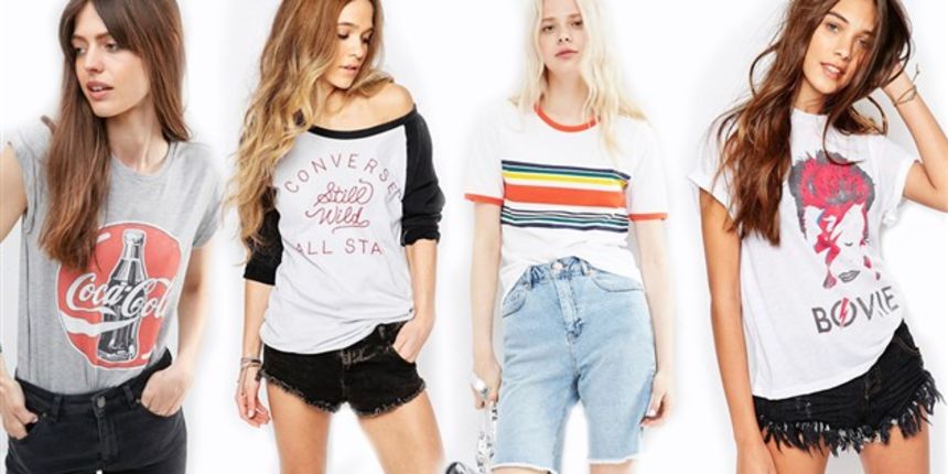 Majica, vintage, kratki rukav Majica, vintage, kratki rukav