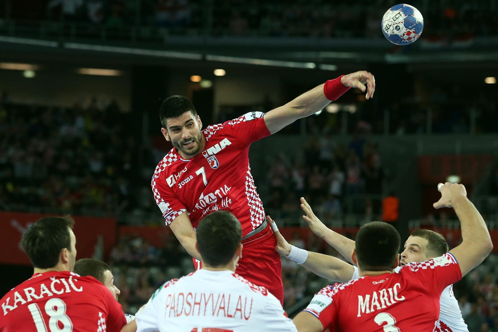 Arena Zagreb, Europsko rukometno prvenstvo, skupina I, 1. kolo, Hrvatska – Bjelorusija. Arena Zagreb, Europsko rukometno prvenstvo, skupina I, 1. kolo, Hrvatska – Bjelorusija.