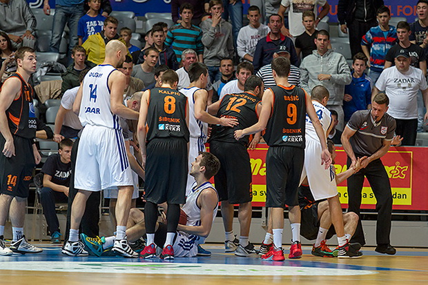 A-1 liga za prvaka, 4. kolo: KK Zadar – GKK Šibenik 101-64, Foto: Kristijan Orlić A-1 liga za prvaka, 4. kolo: KK Zadar – GKK Šibenik 101-64, Foto: Kristijan Orlić