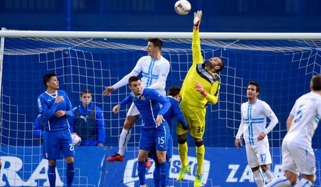 21.02.2016., stadion Maksimir, Zagreb – MAXtv 1. HNL, 23. kolo, GNK Dinamo – HNK Rijeka. German Sigali, Armin Hodzic, Mario Gavranovic. Photo: Marko Prpic/PIXSELL