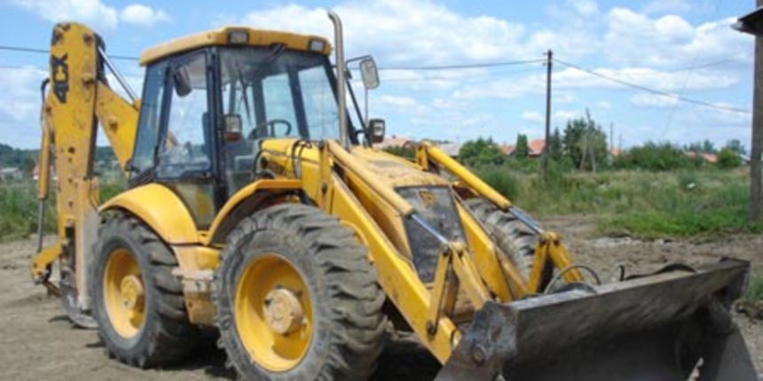 Bager – radni strojevi (ilustracija)