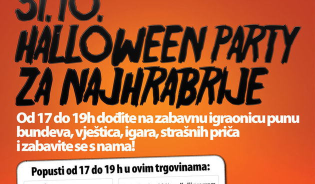 Halloween party u City Galleriji 31. listopada