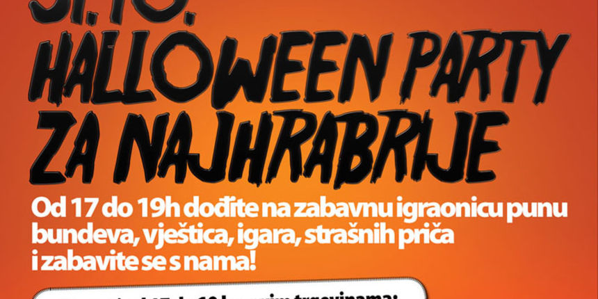 Halloween party u City Galleriji 31. listopada