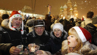 Docek Nove godine u Moskvi (Foto: Reuters)