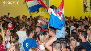 Zadar je gorio: Velika fešta nakon plasmana Vatrenih u finale Svjetskog prvenstva