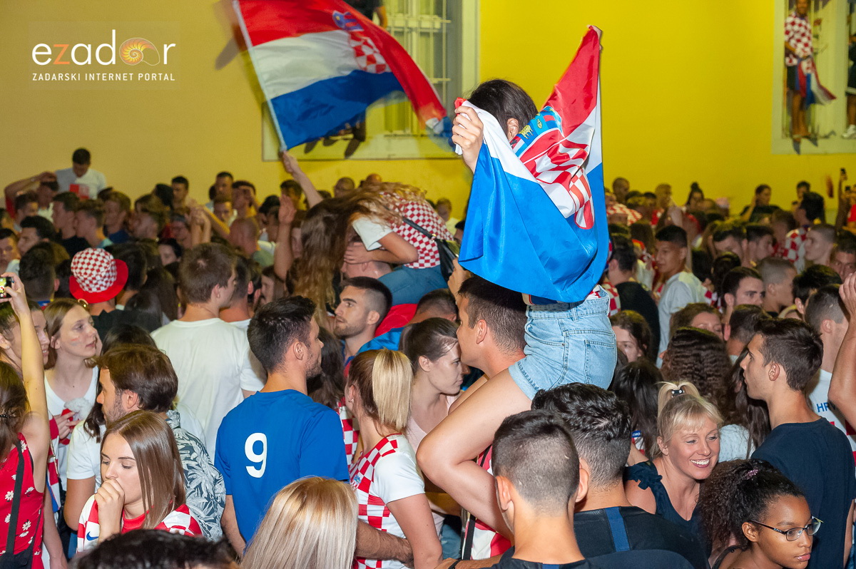 Zadar je gorio: Velika fešta nakon plasmana Vatrenih u finale Svjetskog prvenstva