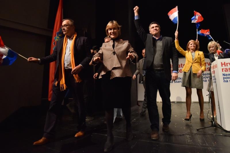 Predizborni skup koalicije “Hrvatska raste” u HNK Zadar, Foto: Dino Stanin/PIXSELL