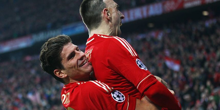 Mario Gomez i Franck Ribery, foto: fcbayern.telekom.de Mario Gomez i Franck Ribery, foto: fcbayern.telekom.de