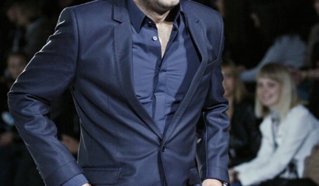 Zagreb, 170910.
Muzej suvremene umjetnosti, MSU.
Dove Fashion Week. Revija Ivice Klarica za Dove men koju su nosili nasi poznati glumci i sportasi. 
Na slici glumac Janko Popovic Volaric.
Foto: Nina Djurdjevic / CROPIX