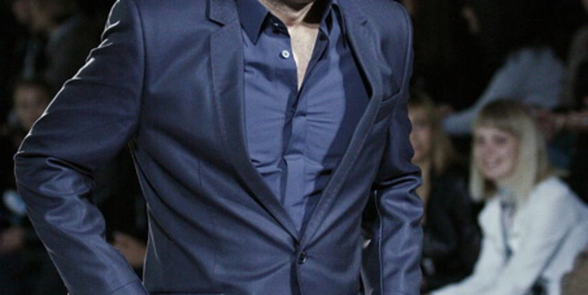 Zagreb, 170910.
Muzej suvremene umjetnosti, MSU.
Dove Fashion Week. Revija Ivice Klarica za Dove men koju su nosili nasi poznati glumci i sportasi. 
Na slici glumac Janko Popovic Volaric.
Foto: Nina Djurdjevic / CROPIX