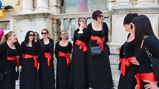 Predstavljanje svečane zadarske pučke nošnje, foto: Iva Perinčić Predstavljanje svečane zadarske pučke nošnje, foto: Iva Perinčić