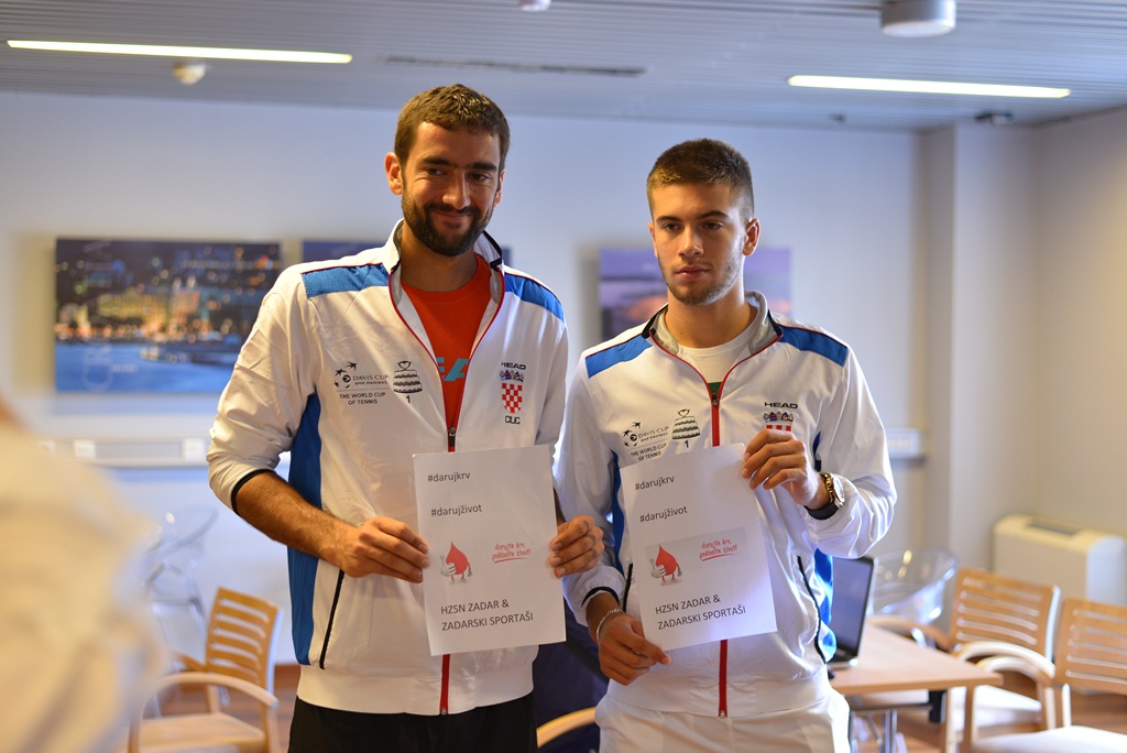 U organizaciji sekcije HZSN Zadar u dvorani 1 SC Višnjik održana je akcija dobrovoljnog darivanja krvi na kojoj je prikupljeno 25 doza tekućine koja život znači. Foto: Iva Perinčić