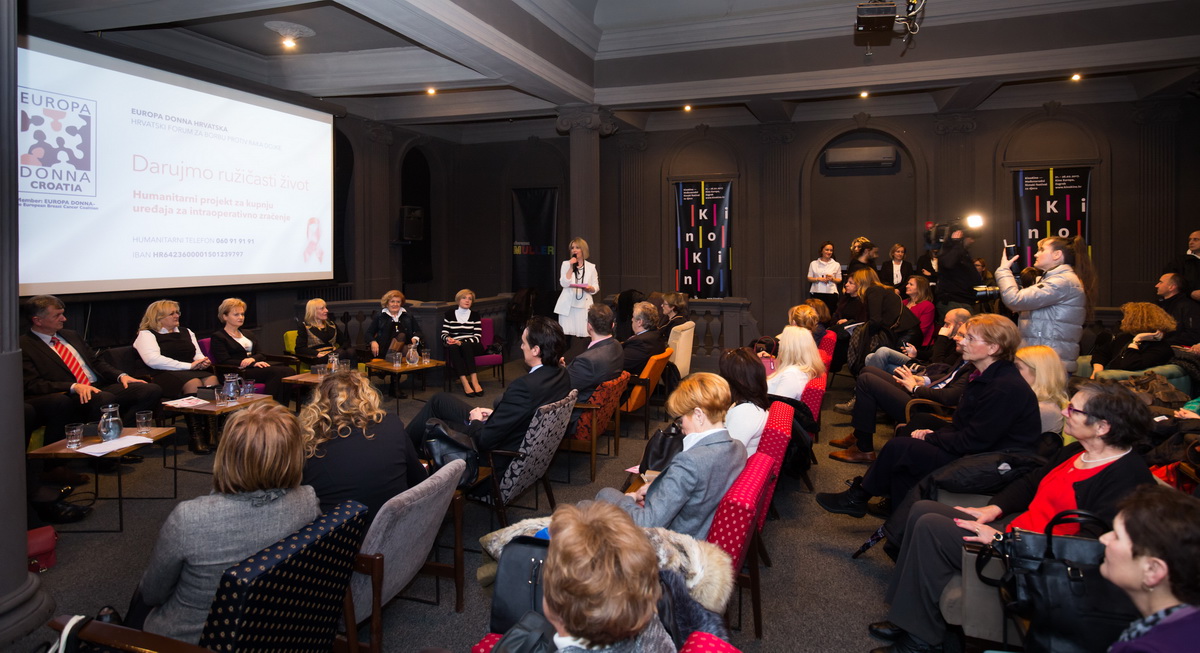 Ujedinjeni s udrugom Europa Donna u borbi protiv raka dojke Ujedinjeni s udrugom Europa Donna u borbi protiv raka dojke