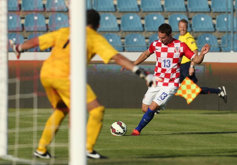 07.06.2015., Varazdin – Prijateljska nogometna utakmica izmedju Hrvatske i Gibraltara. Photo: Goran Stanzl/PIXSELL