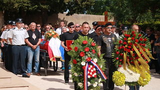 Posljednji ispraćaj zadarskog fotografa i umirovljenog satnika HV-a, Roberta Lerge na Gradskom groblju Zadar