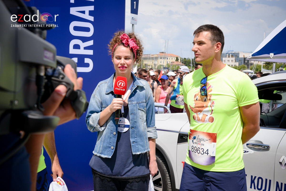 Start utrke Wings for Life World Run Zadar 2018.