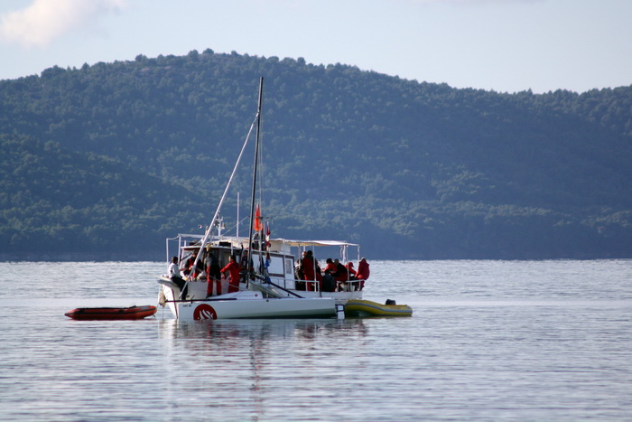 Sukosan: U uvali Zlatna luka odrzan je prvi dan dan Match Race regate, Foto: Mladen Malik