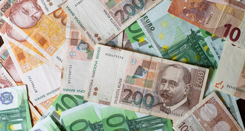 kuna, euro kuna, euro