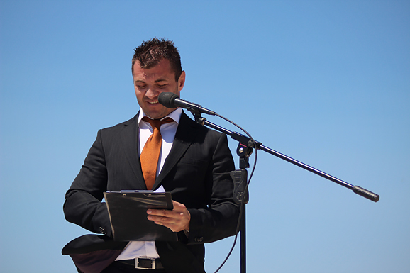 Svečanost polaganja J. Y. Costeau memorijalne ploče na Morskim orguljama