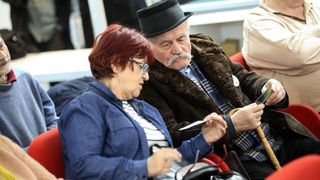 Zagreb – U knjiznici Bogdan Ogrizovic odrzana je promocija novog romana iz biblioteke Balkan Noir: Mima i kvadratura duga, Zelimir Peris. Photo: Petar Glebov/PIXSELL