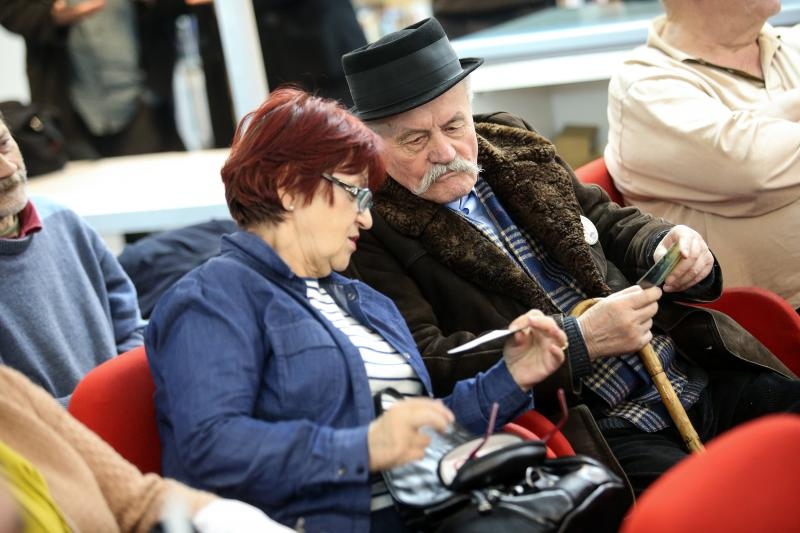 Zagreb – U knjiznici Bogdan Ogrizovic odrzana je promocija novog romana iz biblioteke Balkan Noir: Mima i kvadratura duga, Zelimir Peris. Photo: Petar Glebov/PIXSELL
