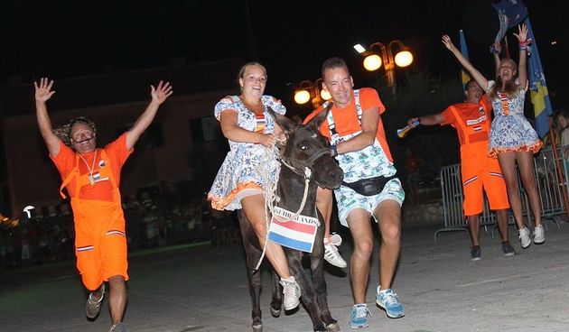 Međunarodna trka tovarov Tisno- jahačica Fabienne i tovar Robben, foto: H. Pavić