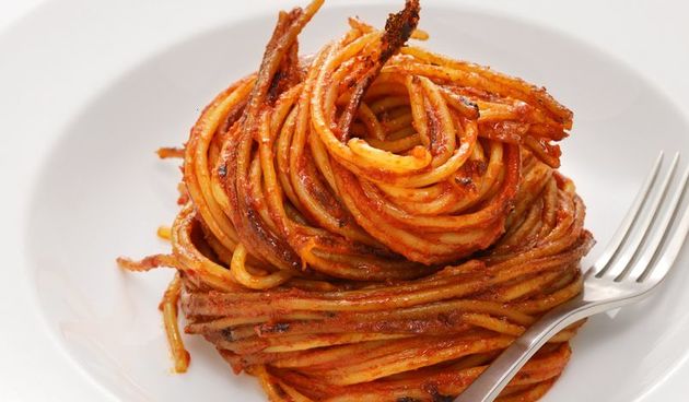 Spaghetti all’assassina spageti tjestenina