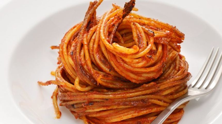 Spaghetti all’assassina spageti tjestenina