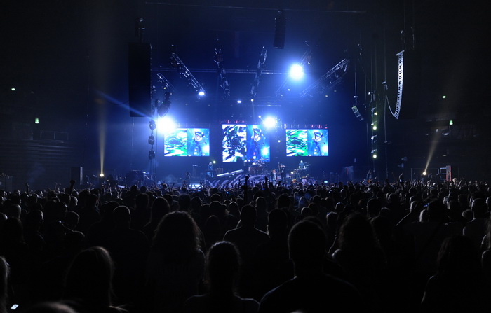 Split, 170712.
Koncert americke grupe Guns ‘n’ Roses koja je krajem 80-ih i pocetkom 90-ih bila jedna od vodecih grupa svijeta, danas je s malo manje popularnosti gostovala u splitskoj Spaladium Areni gdje se okupilo nekoliko tisuca obozavatelja. 
Na foto