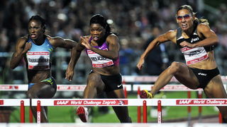 Zagreb, 010910.
Sportski park Mladost.
IAAF, World Challenge Zagreb 2010, 60-ti jubilarni memorijal Borisa Hanzekovica, meeting u atletici.
Na slici: utrka na 100 m s preponama. Danielle Carruthers, Perdita Felicien i pobjednica Lolo Jones.
Foto: Boris Ko Zagreb, 010910.
Sportski park Mladost.
IAAF, World Challenge Zagreb 2010, 60-ti jubilarni memorijal Borisa Hanzekovica, meeting u atletici.
Na slici: utrka na 100 m s preponama. Danielle Carruthers, Perdita Felicien i pobjednica Lolo Jones.
Foto: Boris Ko