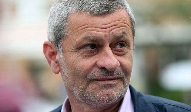 Zadar, 080513.
Branimirova obala. 
Predsjednik laburista Dragutin Lesar na Branimirovoj obali kraj mosta odrzao je konferenciju za novinare. 
Na fotografiji: Dragutin Lesar.
Foto: Jure Miskovic / CROPIX