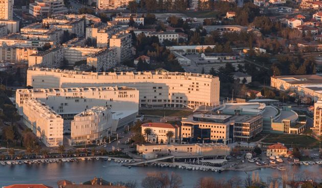 Zadar iz zraka, panorama Zadra