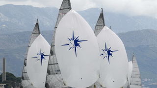 Split, 170909.
23. Aci Match Race Cup 2009 u Splitu, drugi dan jedrenja podno Sustipana.
Foto: Jadran Babic / CROPIX