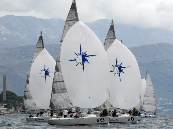 Split, 170909.
23. Aci Match Race Cup 2009 u Splitu, drugi dan jedrenja podno Sustipana.
Foto: Jadran Babic / CROPIX