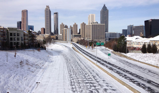 Zaleđena Atlanta, foto: cnn.com