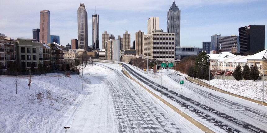Zaleđena Atlanta, foto: cnn.com