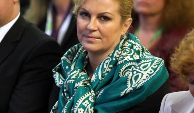 Predsjednica RH Kolinda Grabar Kitarovic nazocila je svecanom otvorenju Vijeca Europske zelene stranke koje se ove godine odrzava u gradu Zagrebu u hotelu International. Photo: Robert Anic/PIXSELL