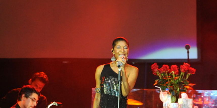 Zadar, 230710.
Danas je u Zadru na Forumu ispred crkve Sv. Donat nastupila svjetska jazz i soul diva Natalie Cole.
Foto: Andrija Lucic / CROPIX