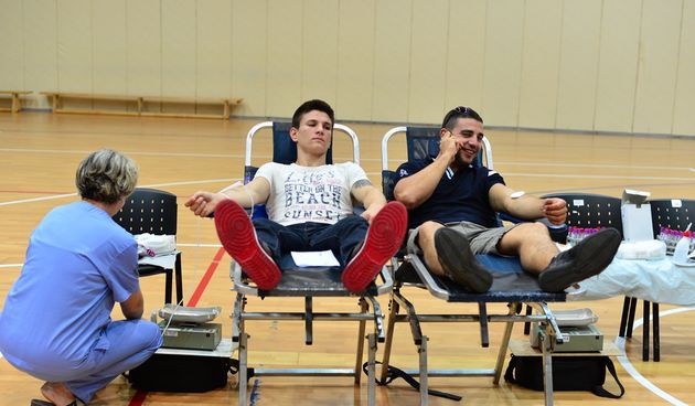 U organizaciji sekcije HZSN Zadar u dvorani 1 SC Višnjik održana je akcija dobrovoljnog darivanja krvi na kojoj je prikupljeno 25 doza tekućine koja život znači. Foto: Iva Perinčić