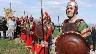 15. Festival zudija, cuvara Kristova groba odrzan je u Mlinistu u Dubrovacko-neretvanskoj zupaniji. Smotra zudija privukla je cuvare Kristova groba iz vise od 30 zupa. Photo: Hrvoje Jelavic/PIXSELL