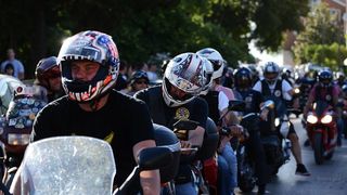 Defile bajkera ulicama Zadra u povodu 10. rođendana Moto kluba Beštije. Foto: Jadra NeveraZD Defile bajkera ulicama Zadra u povodu 10. rođendana Moto kluba Beštije. Foto: Jadra NeveraZD