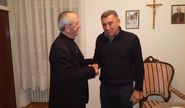 Susret nadbiskupa Puljića i generala Ante Gotovine