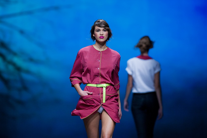 Zagreb, 191012.
U shopping centru Westgate od 18.-20.10. odrzava se modna revija Cro A Porter.
Na fotografiji: revija Anamarija Asanovic.
Foto: Neja Markicevic / CROPIX