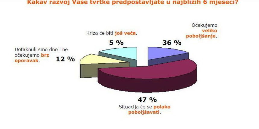 Pretpostavljeni razvoj u narednih 6 mjeseci