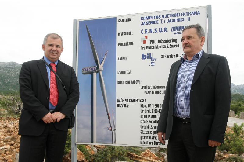 U opcini Jasenice zapoceli su pripremni radovi za podizanje vjetroelektrane. Projekt je predstavio nacelnik Martin Baricevic. Photo: Dino Stanin/PIXSELL U opcini Jasenice zapoceli su pripremni radovi za podizanje vjetroelektrane. Projekt je predstavio nacelnik Martin Baricevic. Photo: Dino Stanin/PIXSELL