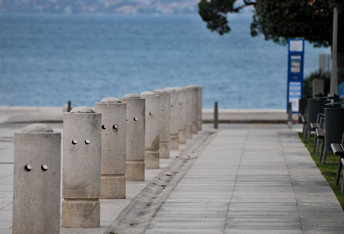 Bura i snijeg u Zadru 1. veljače 2012, Foto: Duje Surać