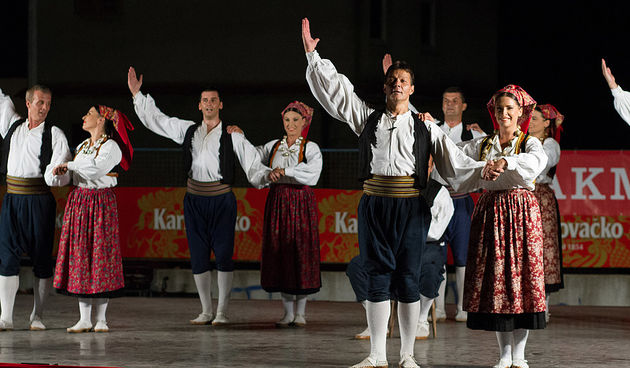 Bibinje: Nastup ansambla Lado, foto: Leo Banić