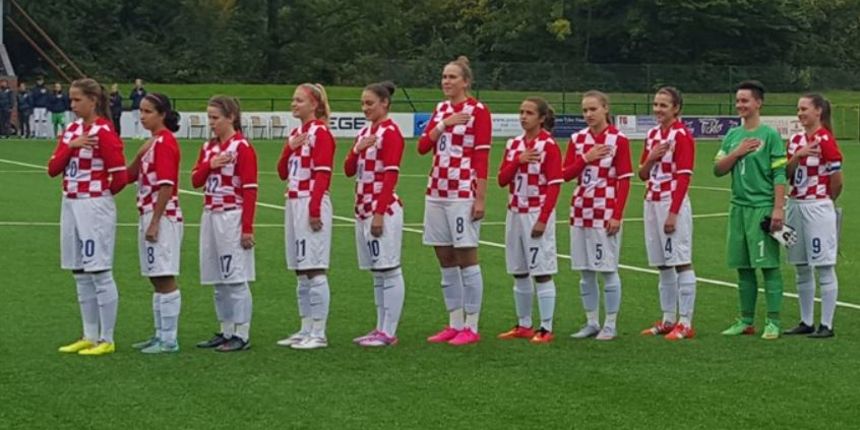 Ženska U-19 nogometna reprezentacija, foto: HNS Ženska U-19 nogometna reprezentacija, foto: HNS