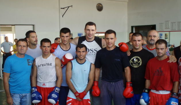 Vitalij Kličko i boksačka reprezentacija